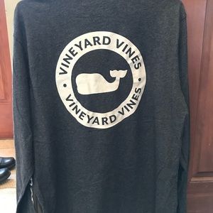 Long sleeve charcoal grey Vineyard vines